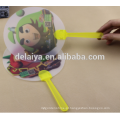 Manufactuer paper plastic hand fan for promotional